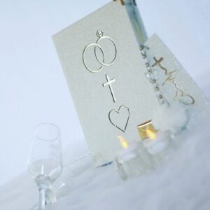 BÍBLIA CASAMENTO CRUZ GLITER