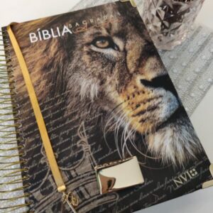 BÍBLIA SAGRADA ANOTE / NVI / CAPA LEÃO SERENO