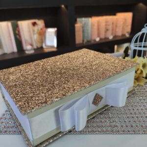 CAIXA PRESENTE PERSONALIZADA NO GLITER