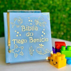BÍBLIA INFANTIL NO TECIDO- FUNDO DO MAR