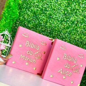 BÍBLIA INFANTIL NO TECIDO- URSINHA OU URSINHO