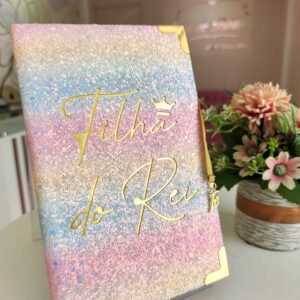 BÍBLIA FILHA DO REI GLITER COLLOR