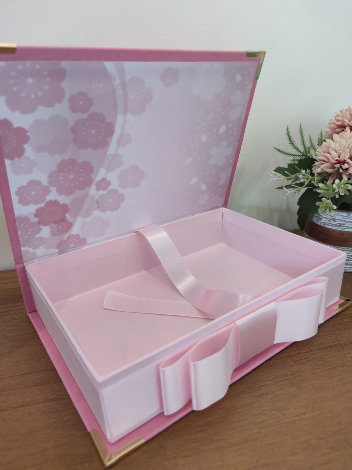 CAIXA PRESENTE PERSONALIZADA NO TECIDO - Imagem 4