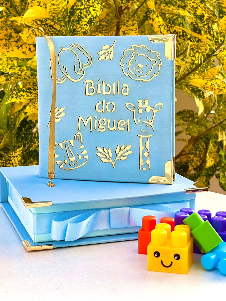 BÍBLIA INFANTIL NO TECIDO- SAFARI