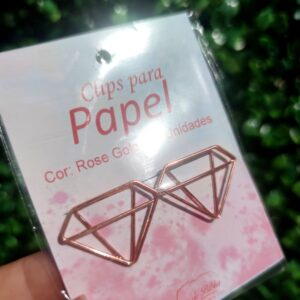 CLIPES DE METAL ROSE GOLD